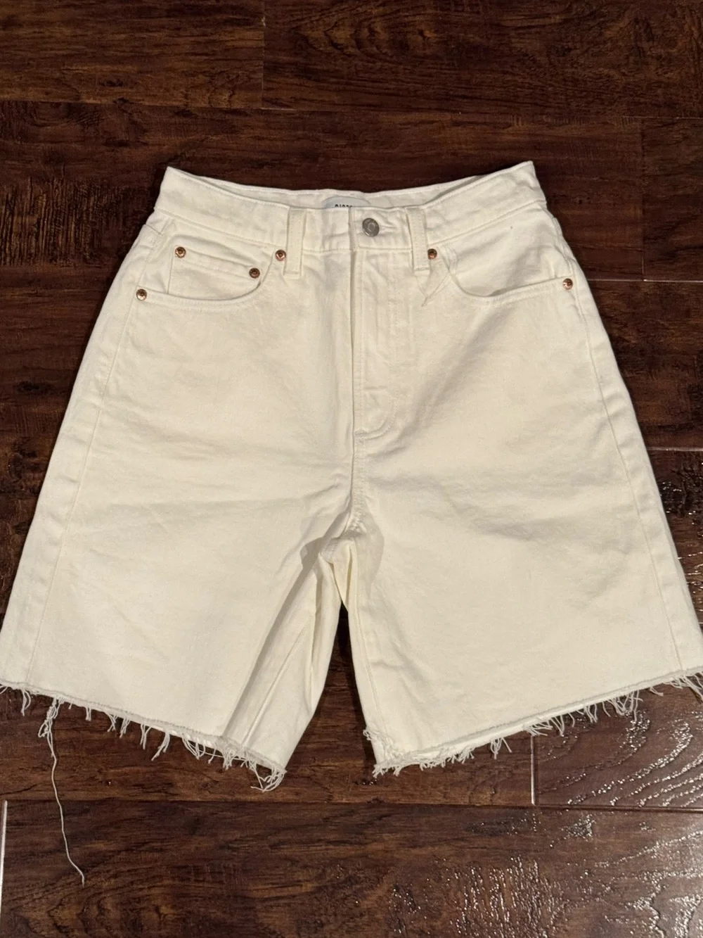 Pistola Nolan Relaxed Straight Cut Off White Size 26